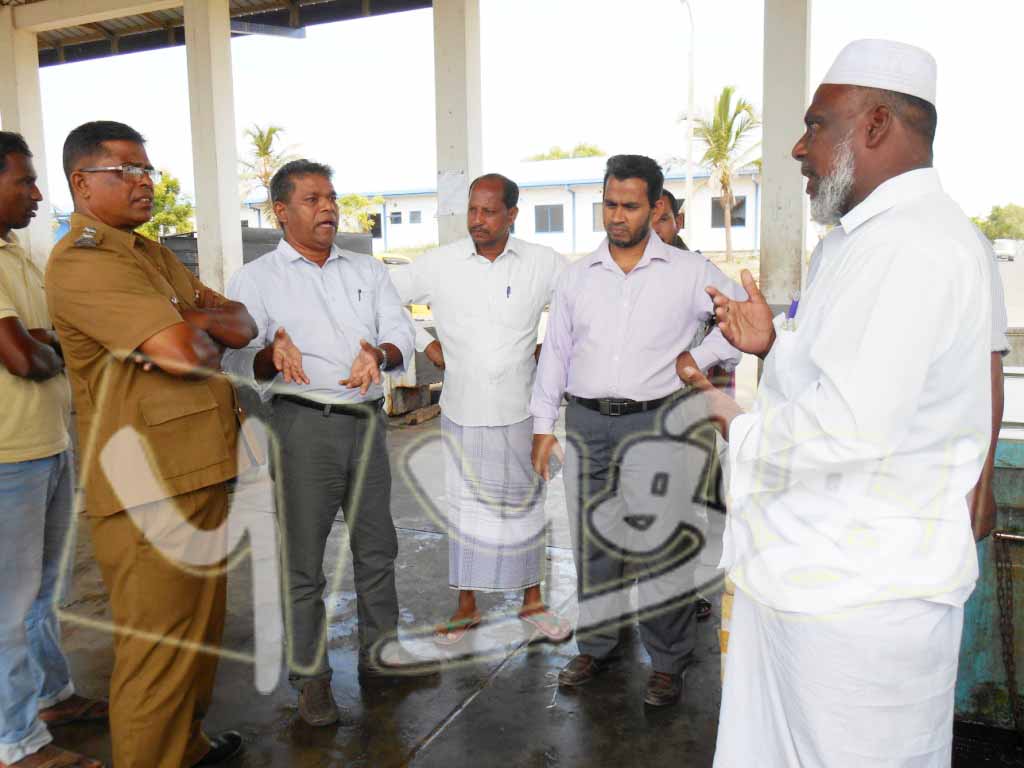 ஒலுவில் மீன்பிடி துறைமுகத்தில், சுகாதார அதிகாரிகள் திடீர் பரிசோதனை