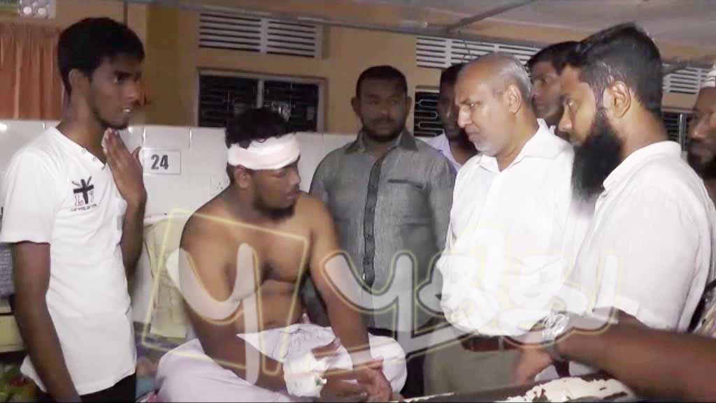 காத்தான்குடி வன்முறையில் பாதிக்கப்பட்டவர்களை மு.கா. தலைவர் பார்வையிட்டார்; உடனடி நடவடிக்கை எடுக்குமாறு பொலிஸாருக்கும் உத்தரவு