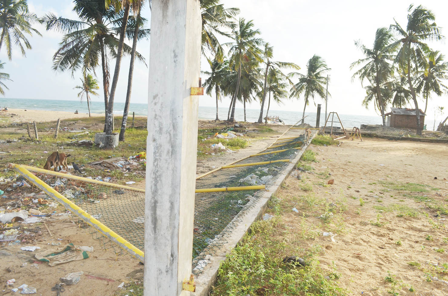 சாய்ந்தமருது பூங்கா இனந்தெரியாதோரால் சேதம்