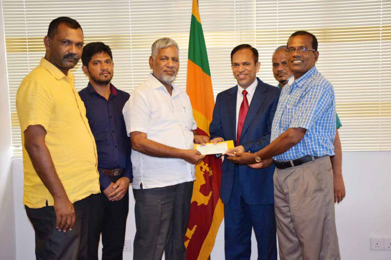 பொத்துவில் பள்ளிவாயலை மீட்டெடுக்க, ராஜாங்க அமைச்சர் ஹிஸ்புல்லாஹ், ஒரு மில்லியன் நிதியுதவி