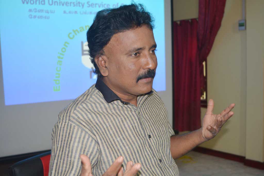 தொழில் வெற்றிடங்களை மையப்படுத்தி, பயிற்சிகளை வழங்குகின்றோம்:  ‘வூஸ்’ பிரதிநிதி ஜேசுசகாயம்