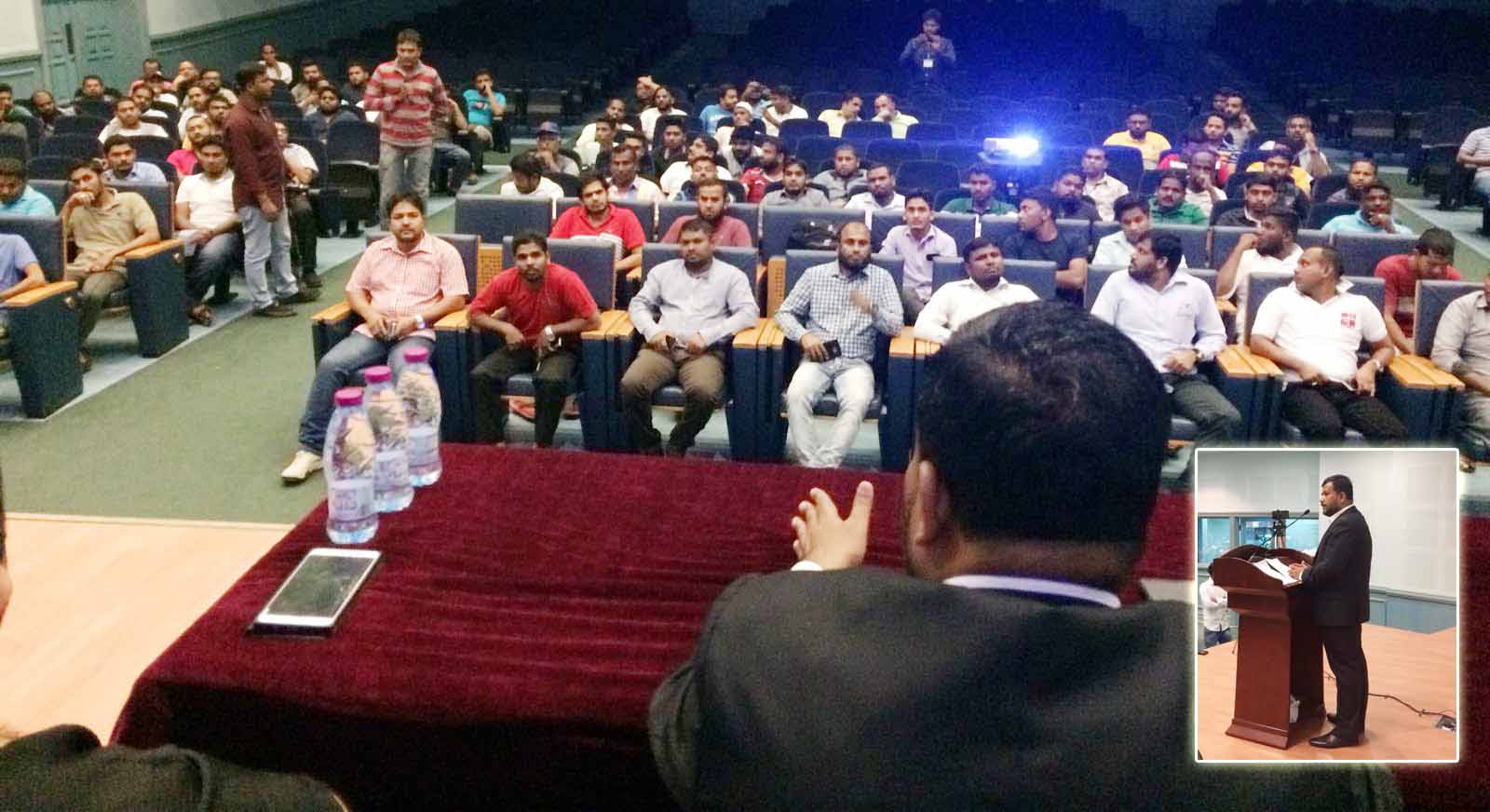 இரண்டு ஊர்களை பிரித்தாண்டதன் விளைவுதான் இன்றைய நிலையாகும்: சாய்ந்தமருது விவகாரம் குறித்து, அமைச்சர் றிசாட் கட்டாரில் விளக்கம்