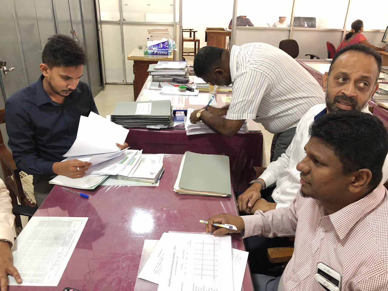 கண்டியில் மக்கள் காங்கிரஸ் கட்டுப்பணம் செலுத்தியது