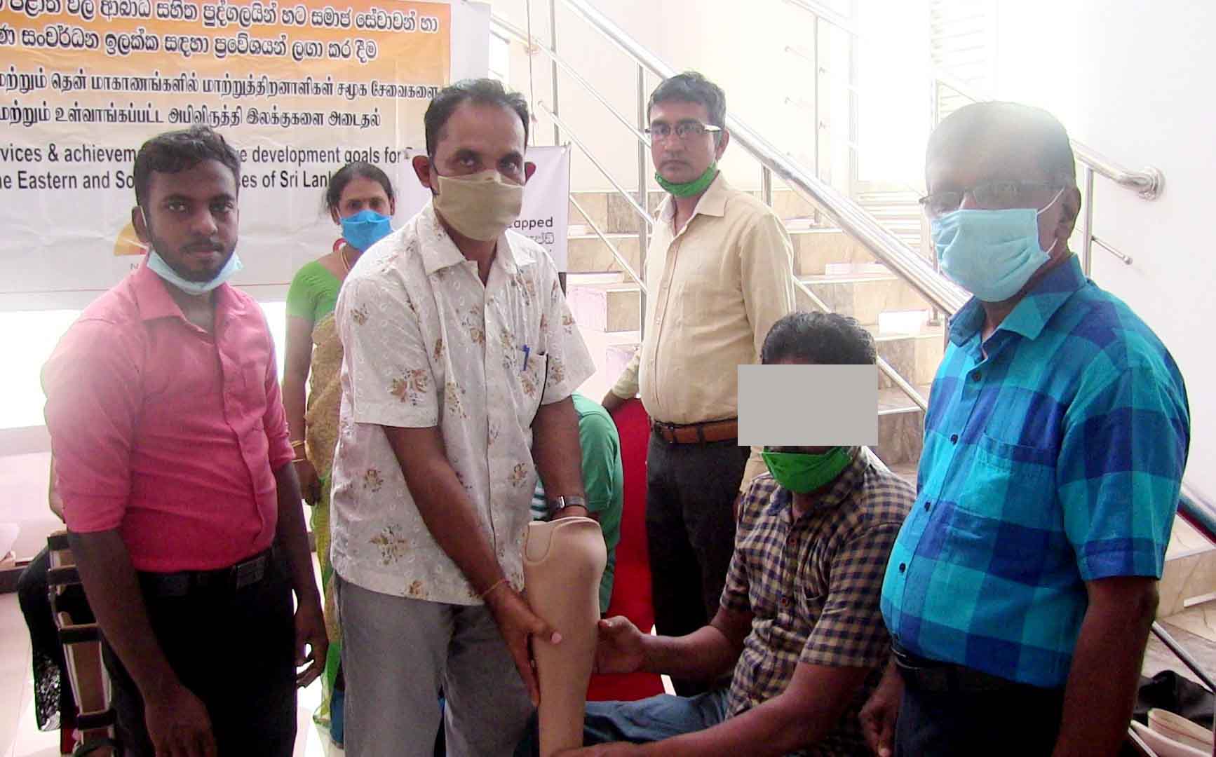 செயற்கை அவயங்கள் கல்முனையில் வழங்கி வைப்பு