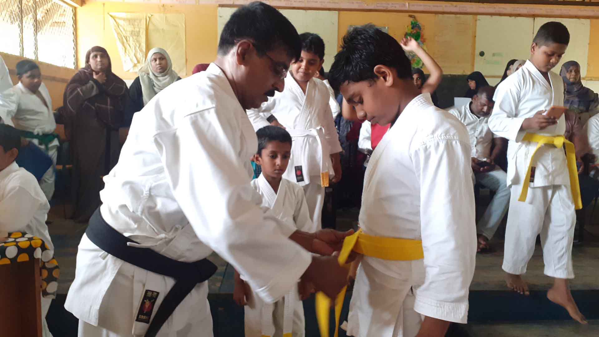 அக்கரைப்பற்றில் கராட்டி மாணவர்களுக்கான தரப்படுத்தலும், சான்றிதழ் வழங்கும் நிகழ்வும்