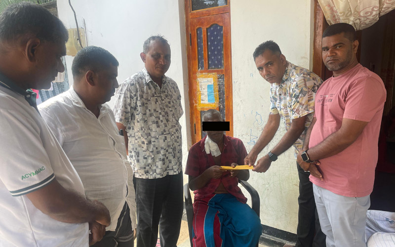 சிறுநீரக நோயாளிக்கு ‘நாம் ஊடகர் பேரவை’ உதவி