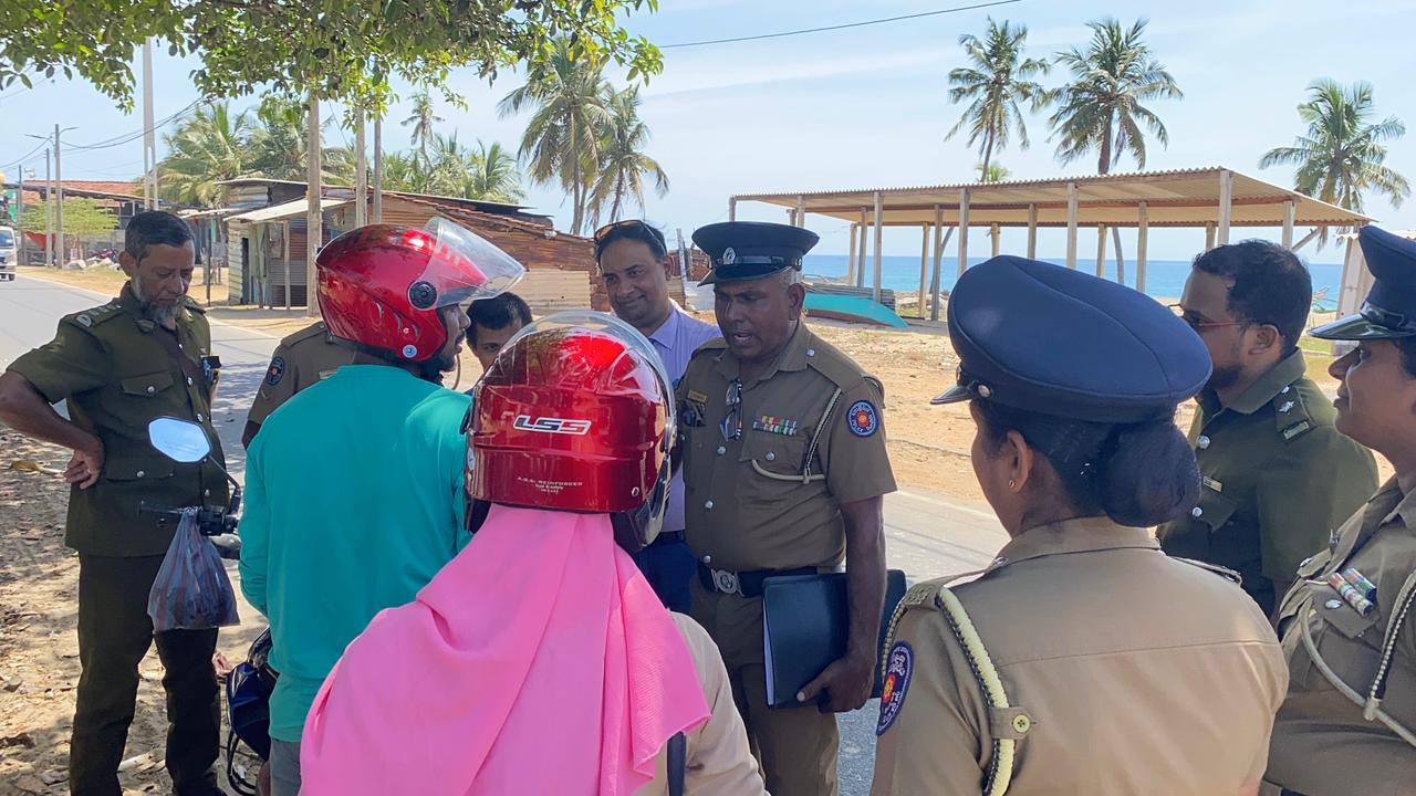 தேசிய காயங்கள் தடுப்பு வாரம்: சாய்ந்தமருதில் சுகாதார அதிகாரிகள், பொலிஸார் இணைந்து நடவடிக்கை