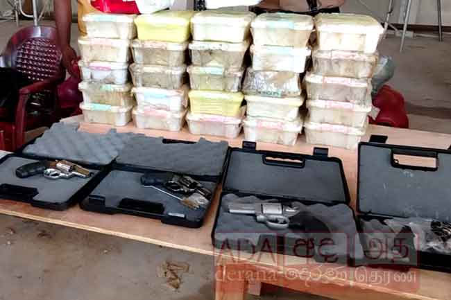 200 கிலோ ஐஸ் போதைப்பொருளுடன் லொறியை கைப்பற்றிய பொலிஸார்: புதிய கைத்துப்பாக்கிகளும் மீட்பு