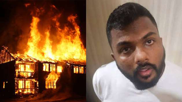 தெம்பிலி லஹிரு எனும் பாதாள உலக நபரின் வீட்டுக்கு தீ வைப்பு