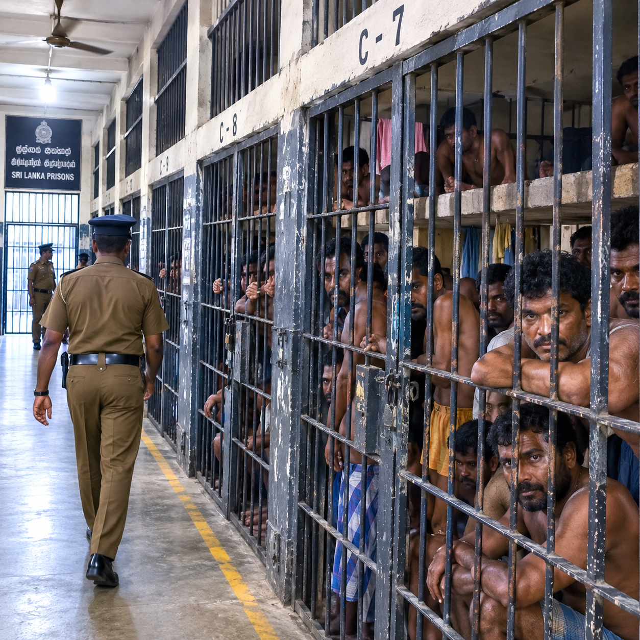 நாட்டிலுள்ள சிறைச்சாலை கைதிகளில் 72 வீதமானோர், தண்டனை விதிக்கப்படாத விளக்க மறியல் கைதிகள்