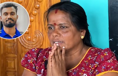 “தங்க மகனை மீட்டுத் தாருங்கள்”: மரண தண்டனை விதிக்கப்பட்ட அனோஜனின் தாயார் அழுதவாறு ஜனாதிபதிக்கு கோரிக்கை